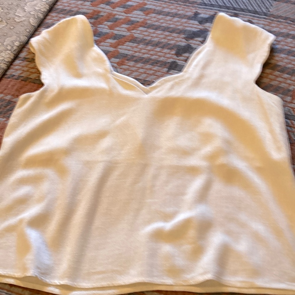 Monk & Lou Elegant Cream Women's Top